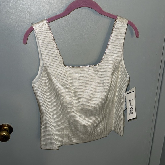NWT Joseph Ribkoff White Top - Picture 5 of 6